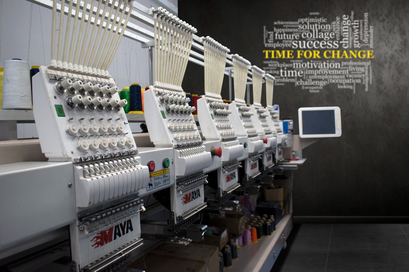Computerized embroidery machine